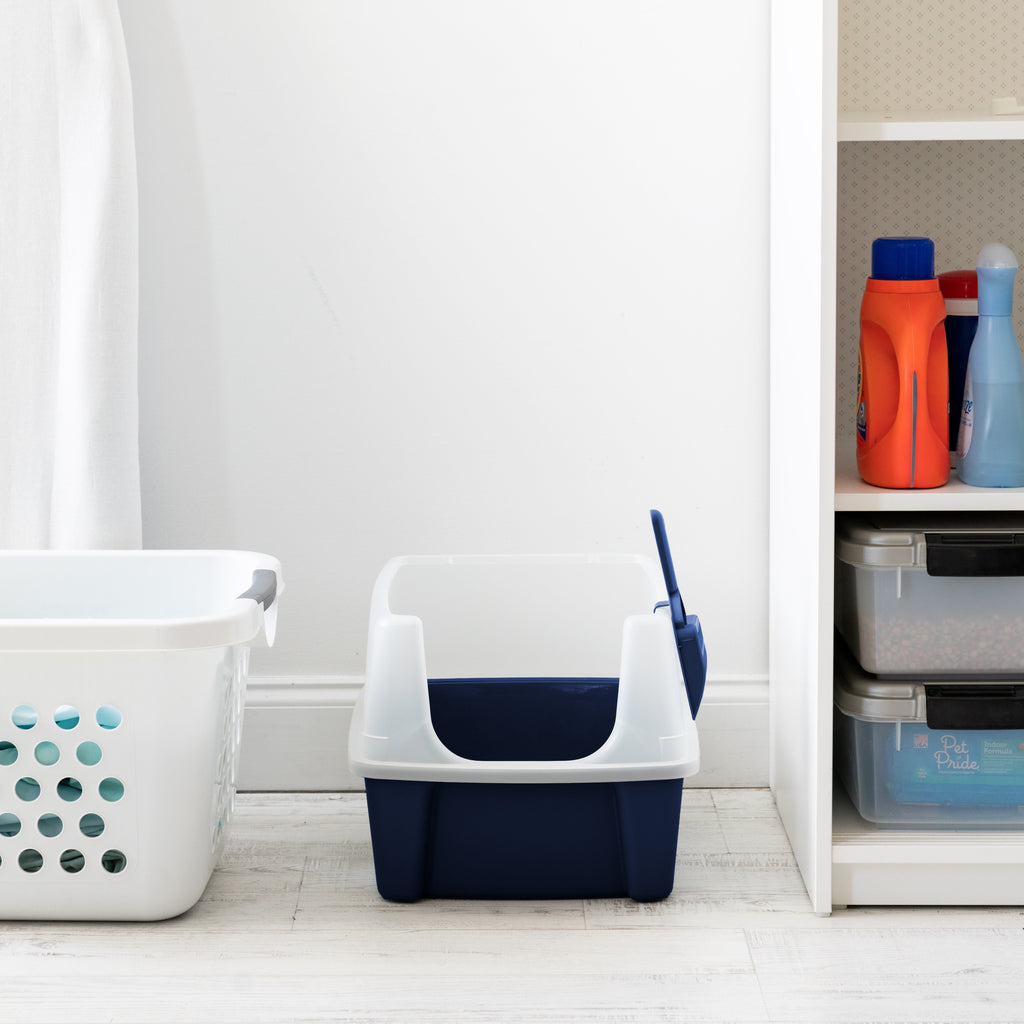 Navy Blue Standard Litter Box