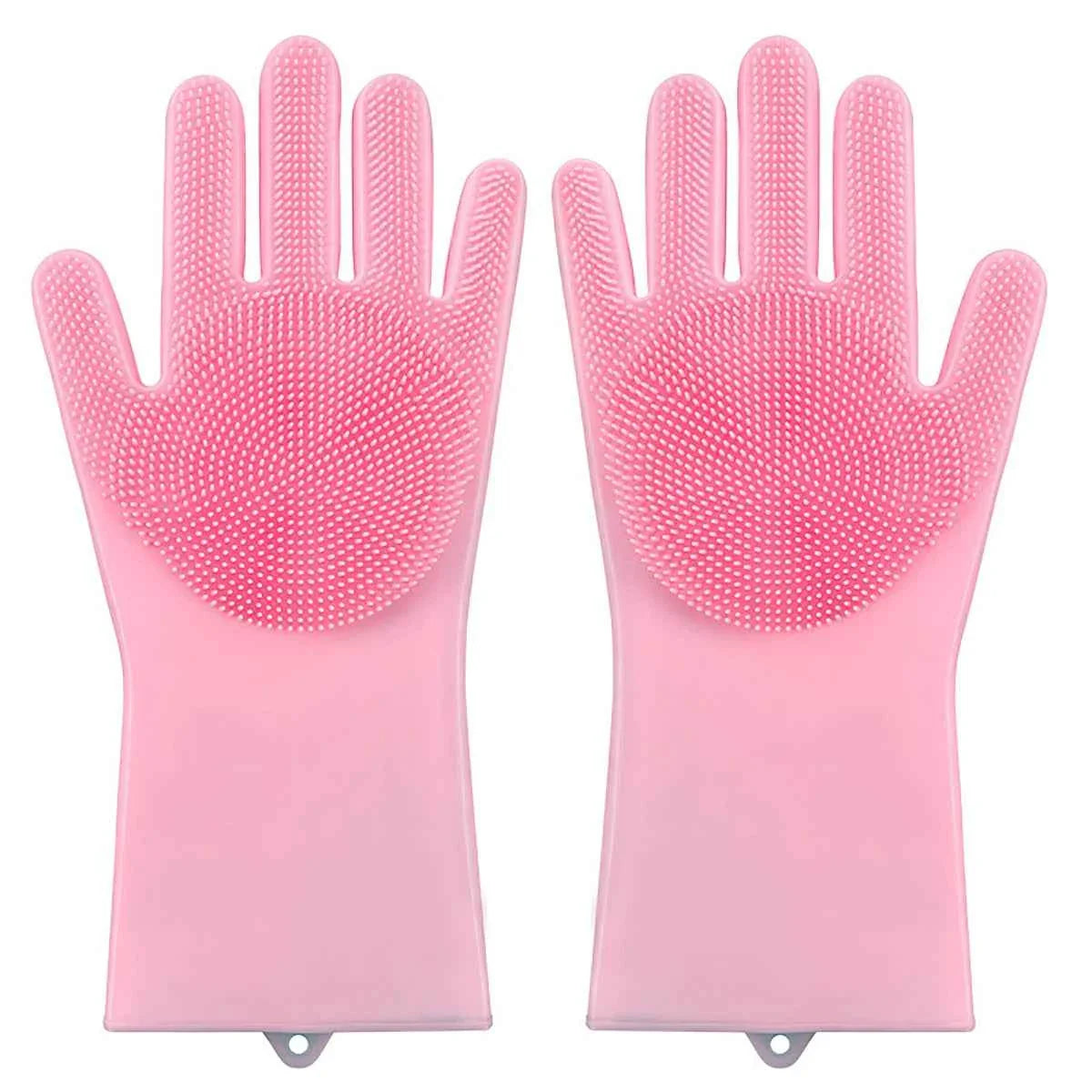 Silicone Cat Bathing & Grooming Gloves