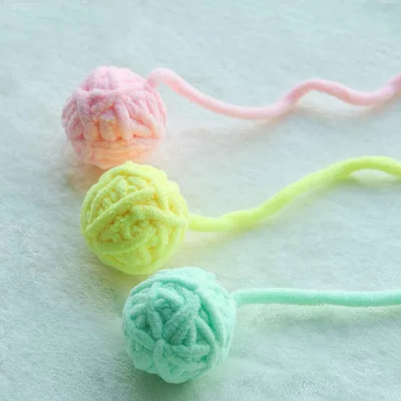 Yarn Ball Cat Toys with Bell | Colorful, Jingly & Irresistible