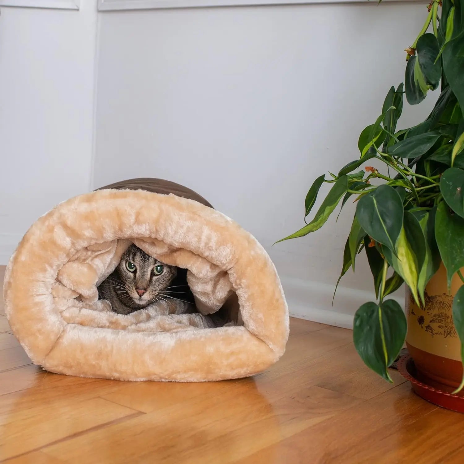 Cat Sleeping Bag | Warm Semi-Enclosed Nest for Cozy Cats