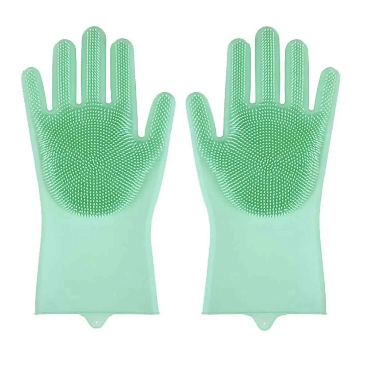 Silicone Cat Bathing & Grooming Gloves