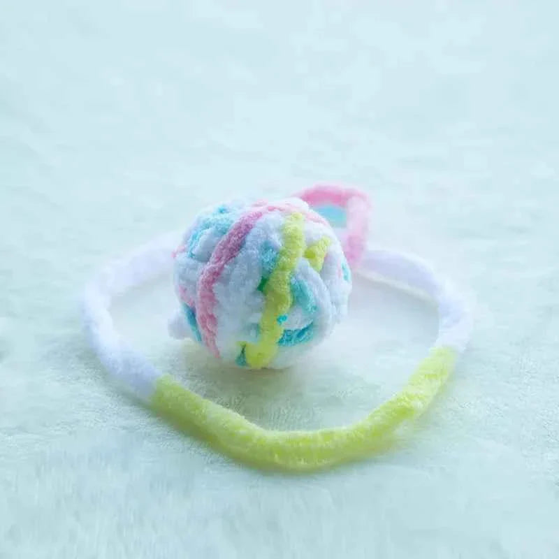 Yarn Ball Cat Toys with Bell | Colorful, Jingly & Irresistible