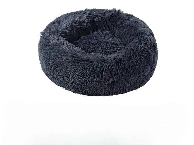 Round Donut Cat Bed | Plush, Calming & Machine Washable