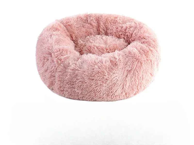 Round Donut Cat Bed | Plush, Calming & Machine Washable