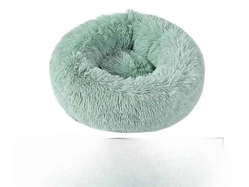 Round Donut Cat Bed | Plush, Calming & Machine Washable