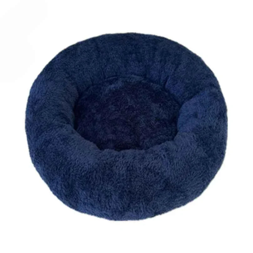 Round Donut Cat Bed | Plush, Calming & Machine Washable